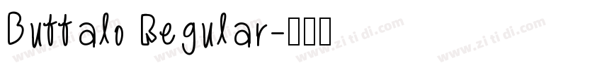 Buffalo Regular字体转换